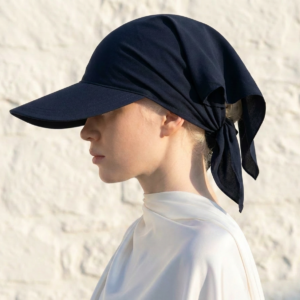 bandana visor hat black