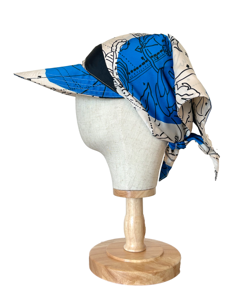 astral garden hat side view mannequin