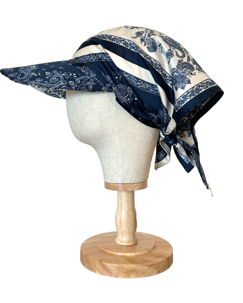 paisley tileshat side view mannequin